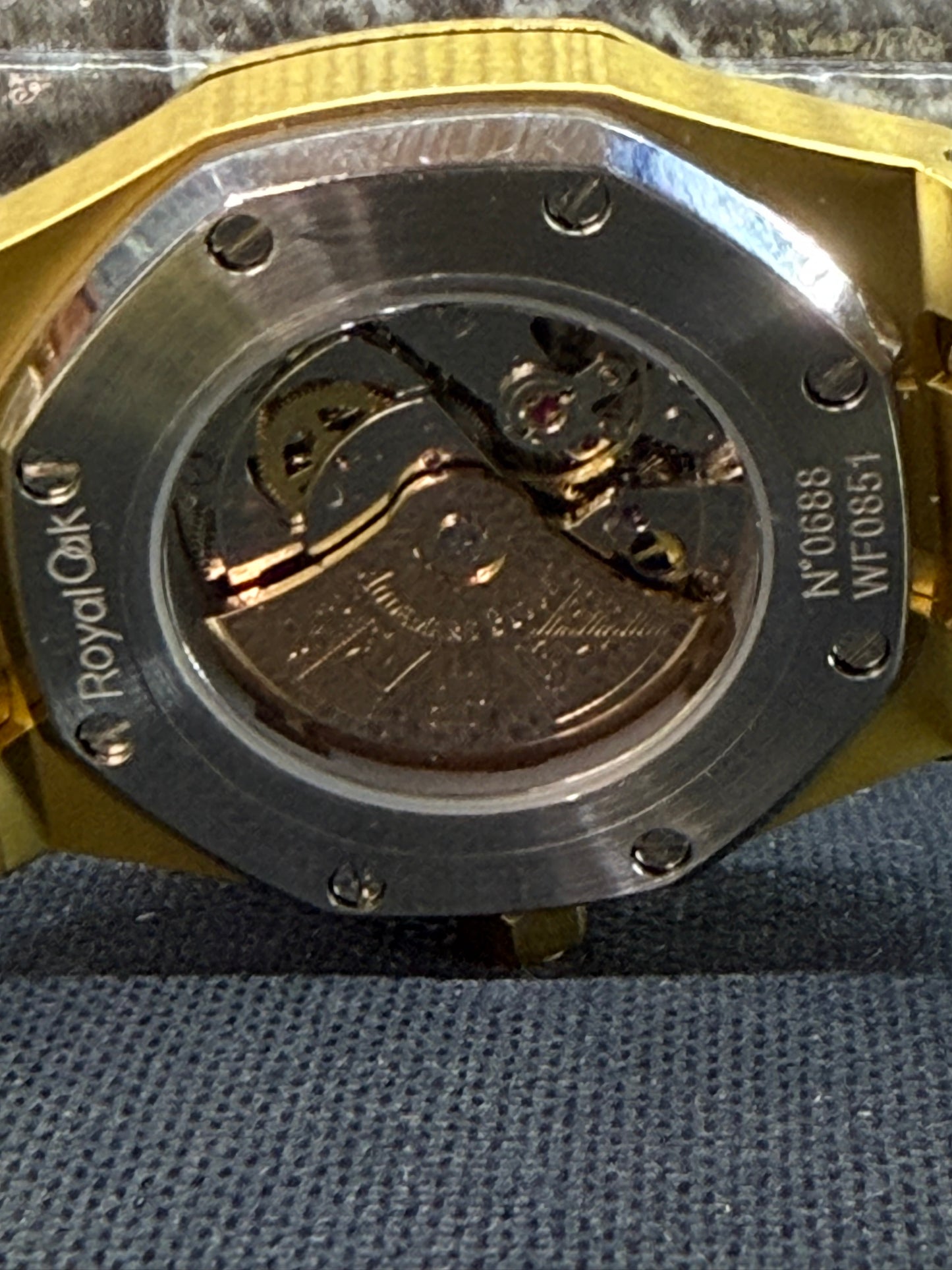 Audemars Piguet Royal Oak Yellow Gold Grey Dial ref 4100BA